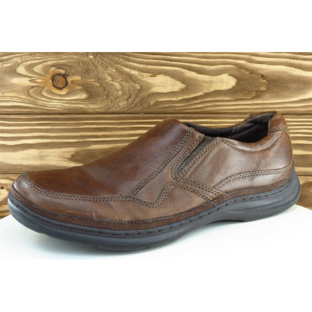 Nunn Bush Shoes Sz 10 M Round Toe Brown Loafer Leather Men